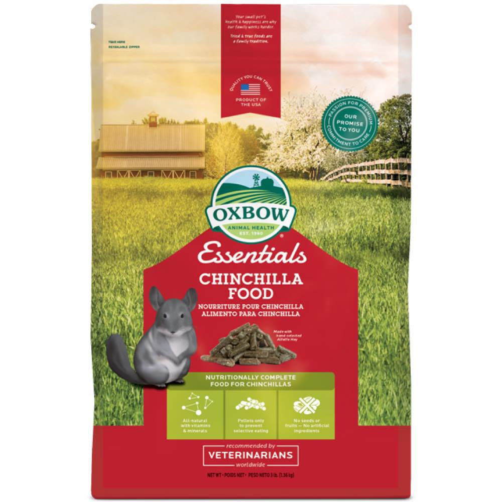 Oxbow Essentials Chinchilla Food ( 3lb / 10lb )