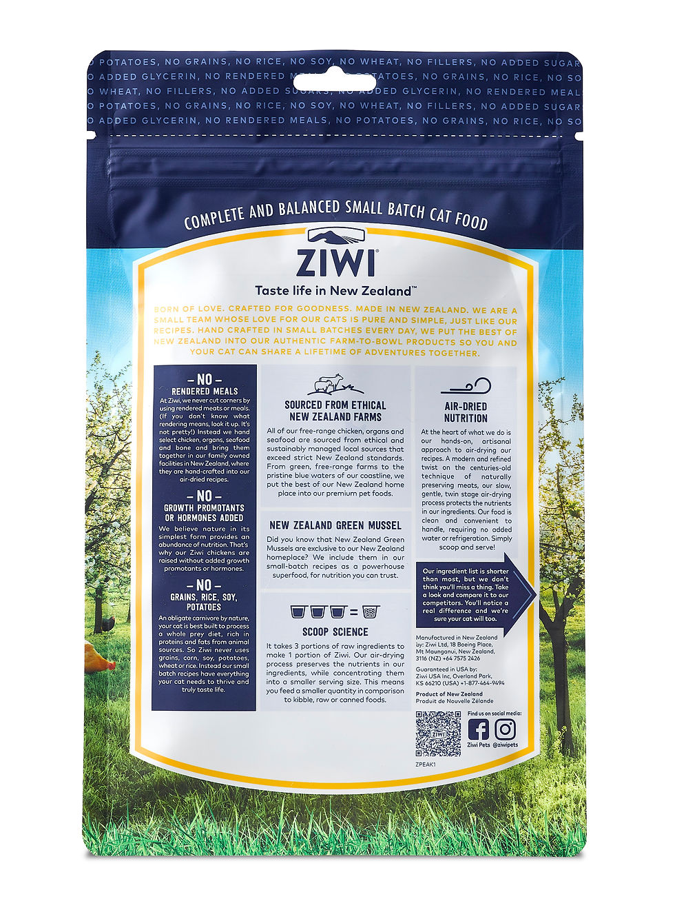 Thumbnail: Ziwi Peak Chicken Air Dried Cat Food