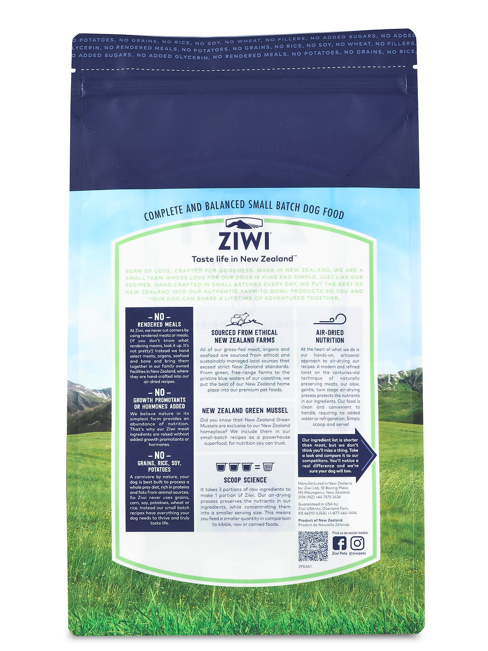 Thumbnail: Ziwi Peak Air Dried Tripe & Lamb Dog Food
