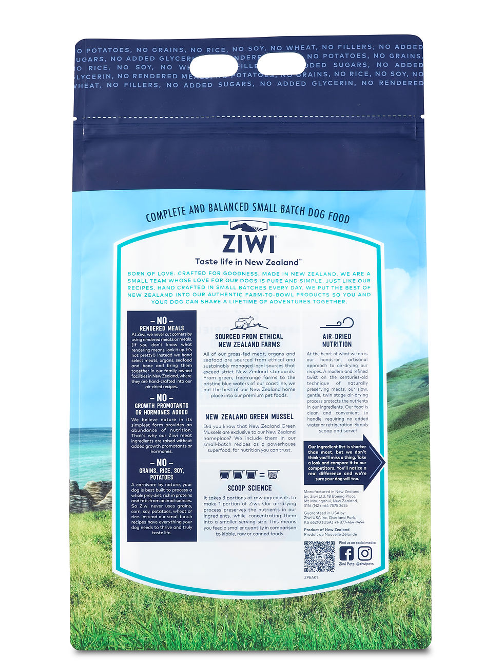 Thumbnail: Ziwi Peak Air Dried Mackerel & Lamb Dog Food