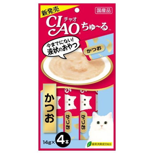 Ciao Churu Tuna Katsuo Liquid Cat Treats