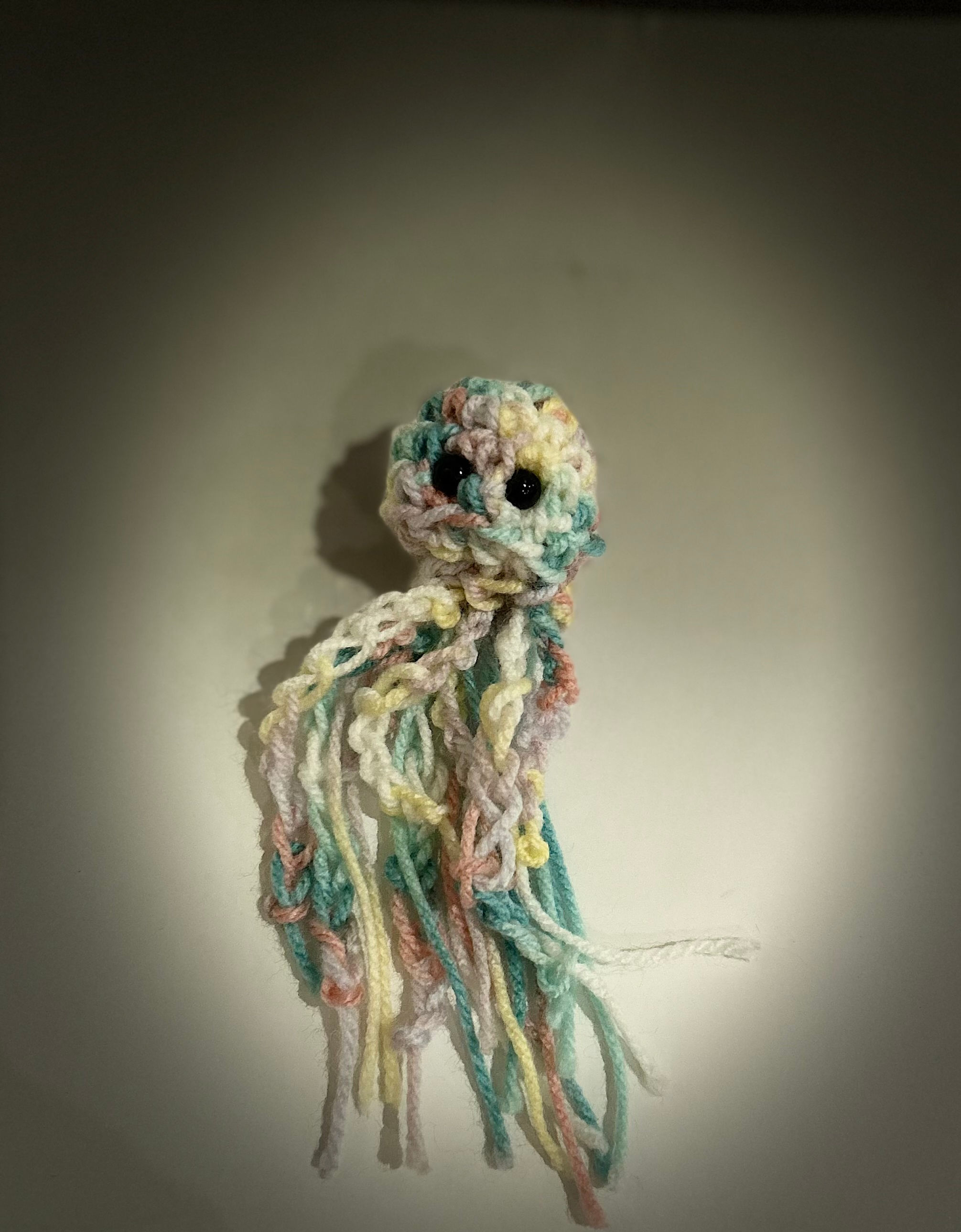Crocheted Colourful Jellyfish