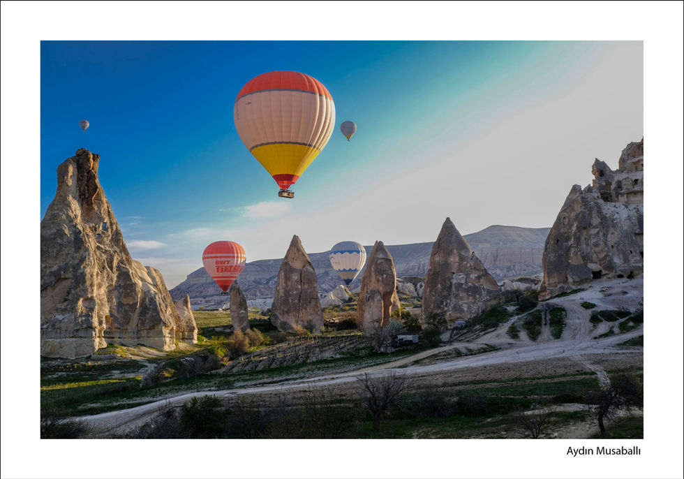 Kapadokya ve balonlar