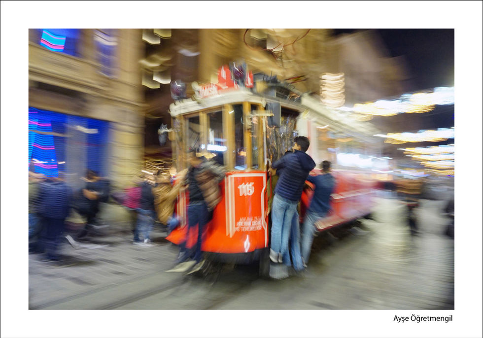 Beyoğlu Tramvay ve makina sallama tekniği - İstanbul
