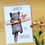 Miniature : Carte postale de chat mignon illustration poétique vendue par Fred et ses Lilas