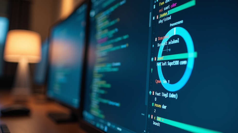 Close-up view of a computer screen showing remote desktop software in use