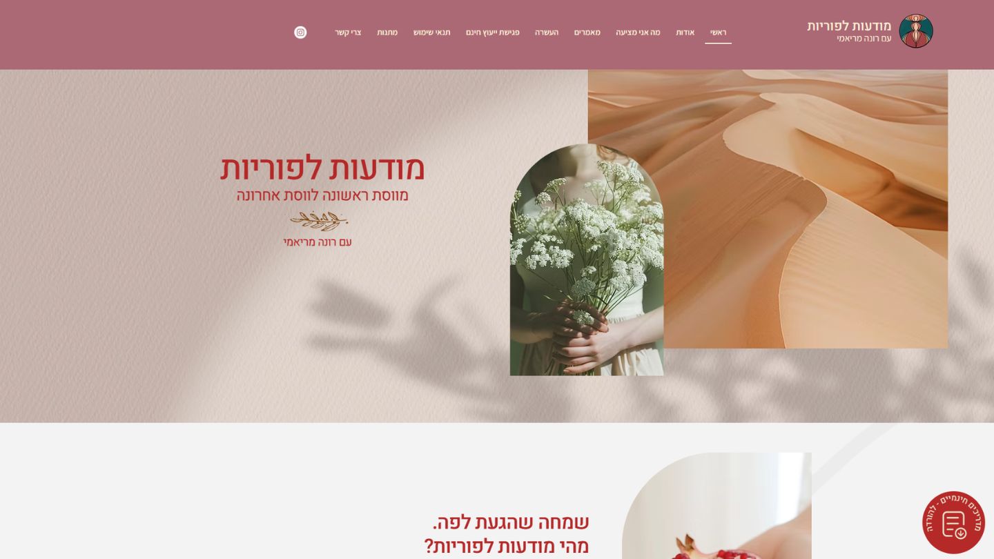צילום אתר רונה מריאמי