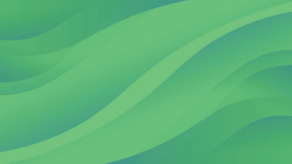 Abstract green wave background
