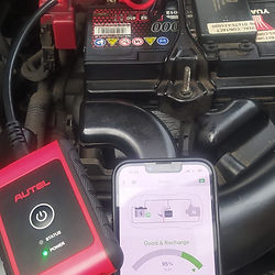 Professional car battery test in Sheffield by Clear Code Diagnostics