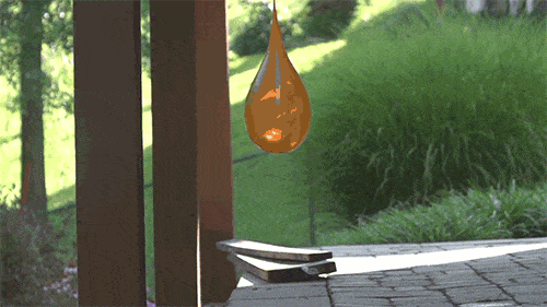 O que acontece quando estoura um balão e cai
