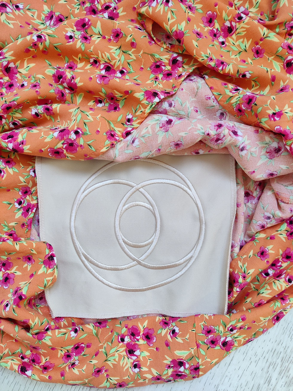 Thumbnail: Orange Dress - Vesica Piscis - Size 12