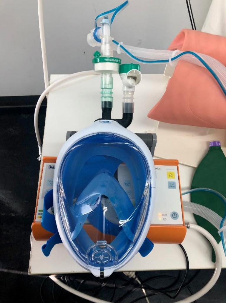 VNI se os ventiladores tiverem traqueias com válvula expiratória integrada 