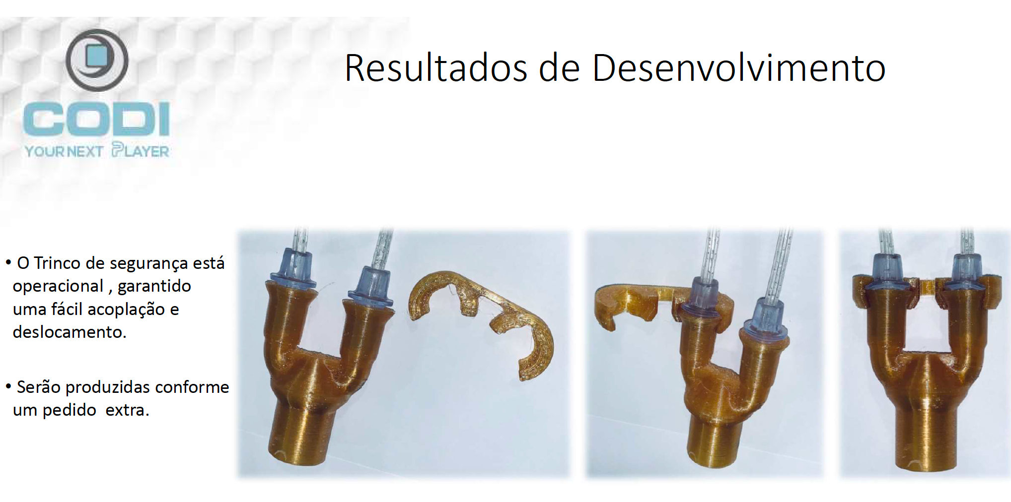 Resultados de Desenvolvimento - trinco