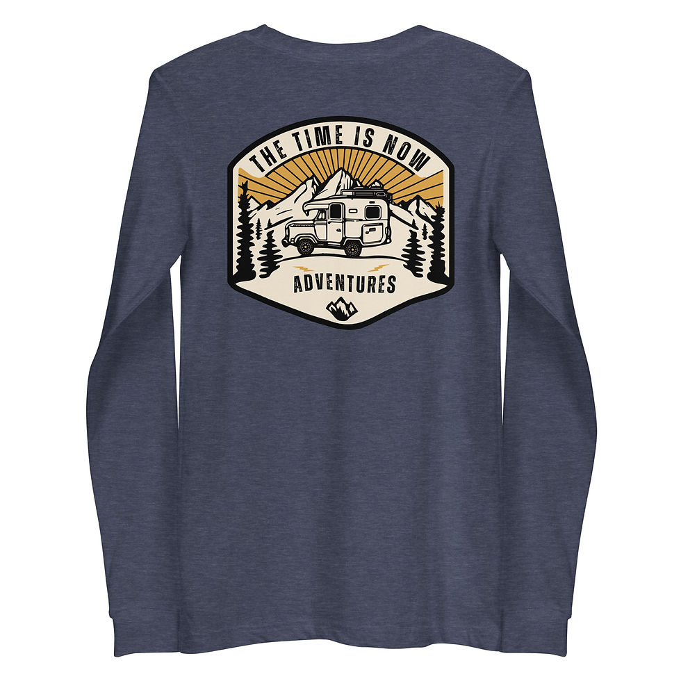 Thumbnail: Unisex Long Sleeve Tee 2 sided Gold