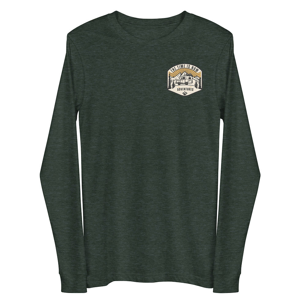 Thumbnail: Unisex Long Sleeve Tee 2 sided Gold