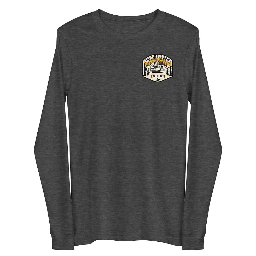 Thumbnail: Unisex Long Sleeve Tee 2 sided Gold