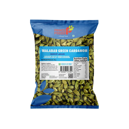 Malabar Green Cardamam 50g By Prince Foods — image 1