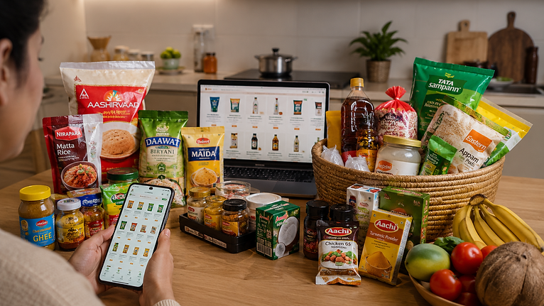 The Best Indian Grocery Shopping Online in the UK — Why PickEasy Is Your Go-To Kerala Store