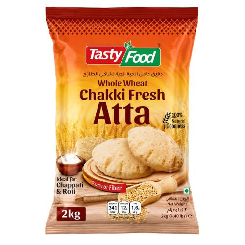 tasty food chakki fresh  atta 2kg