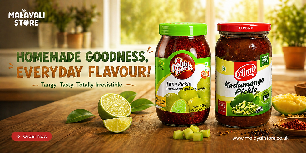 Discover the Authentic Taste of Kerala Pickles in the UK 🌶️