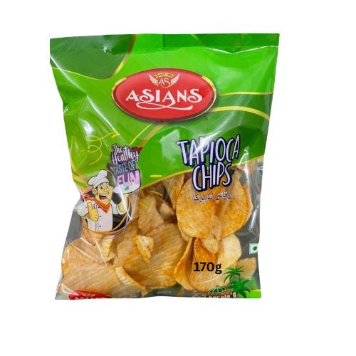 asian tapioca chips plain 170g