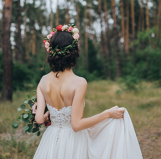 Bride in the Woods