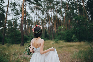 Bride in the Woods