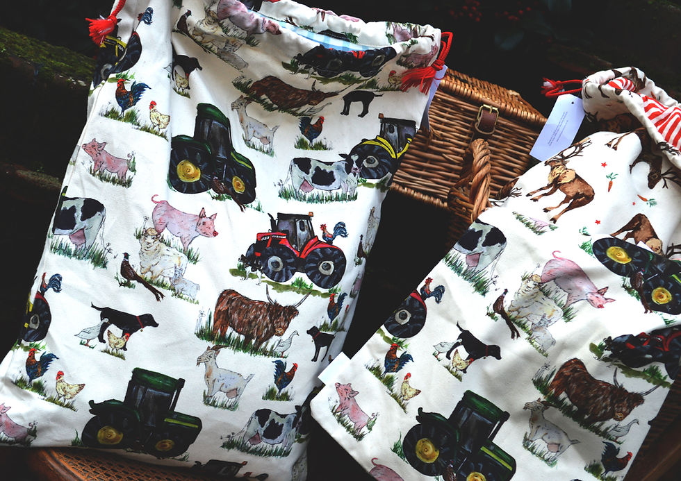 Thumbnail: Farmyard Santa Sack/Laundry Bag