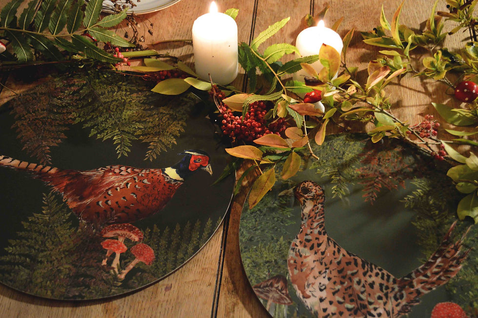 Thumbnail: Hen Pheasant statement centre board