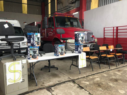 Patronato de Bomberos realiza venta para beneficio de la institución