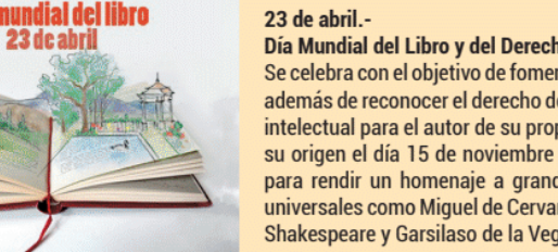 23 de abril - Día Mundial del Libro y del Derecho de Autor