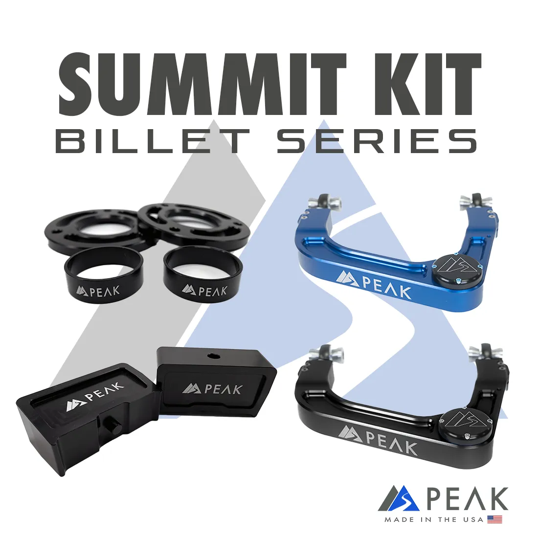 PEAK 2.25" Summit Kit | Billet Series | Silverado ZR2