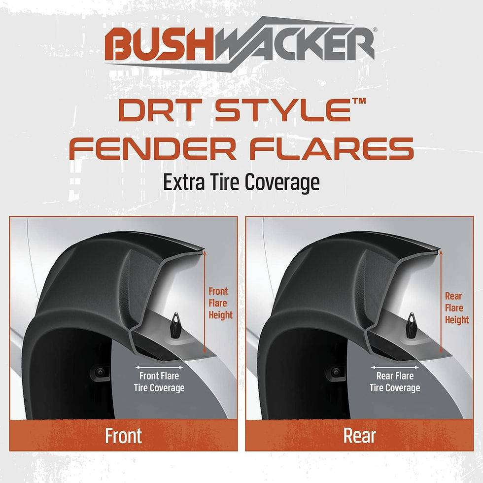 Thumbnail: Bushwacker DRT Fender Flares (4PC) | Chevrolet Silverado 1500 & 2500HD
