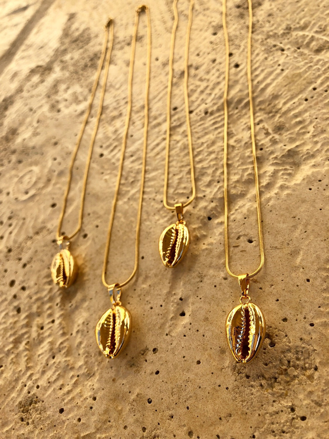 18K Dipped Puka Shell Chain