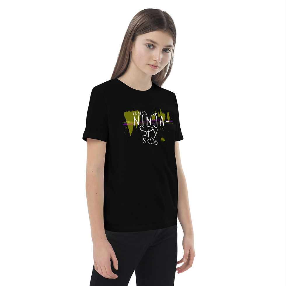 Thumbnail: Ninja-Spy Skoo Organic cotton kids t-shirt