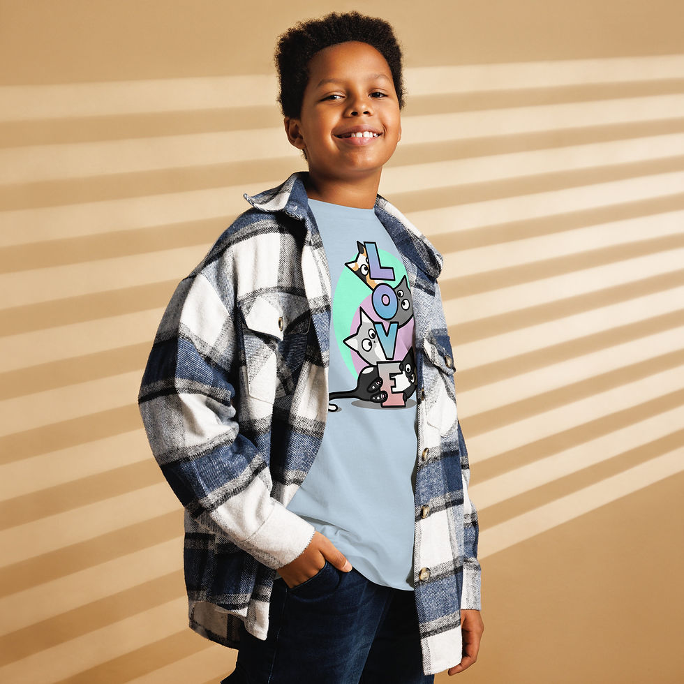 Thumbnail: Love Cats Youth classic tee