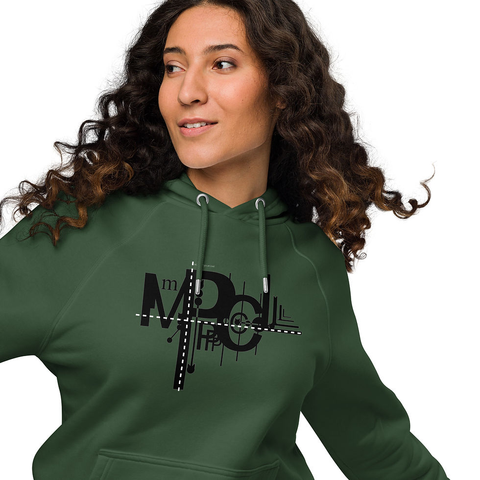 Thumbnail: MPCL Spread Joy Unisex eco raglan hoodie