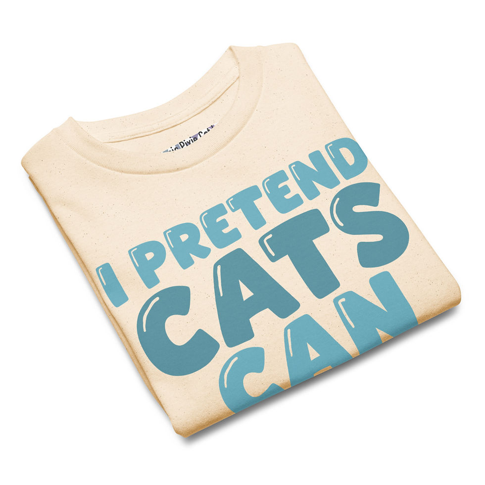 Thumbnail: I Pretend Cats Can Talk Youth classic tee