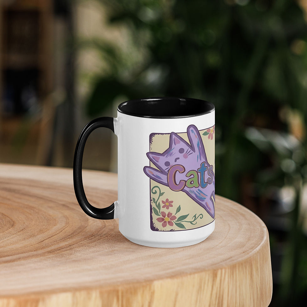 Thumbnail: Cats Are Greater Than People Mug with Color Inside