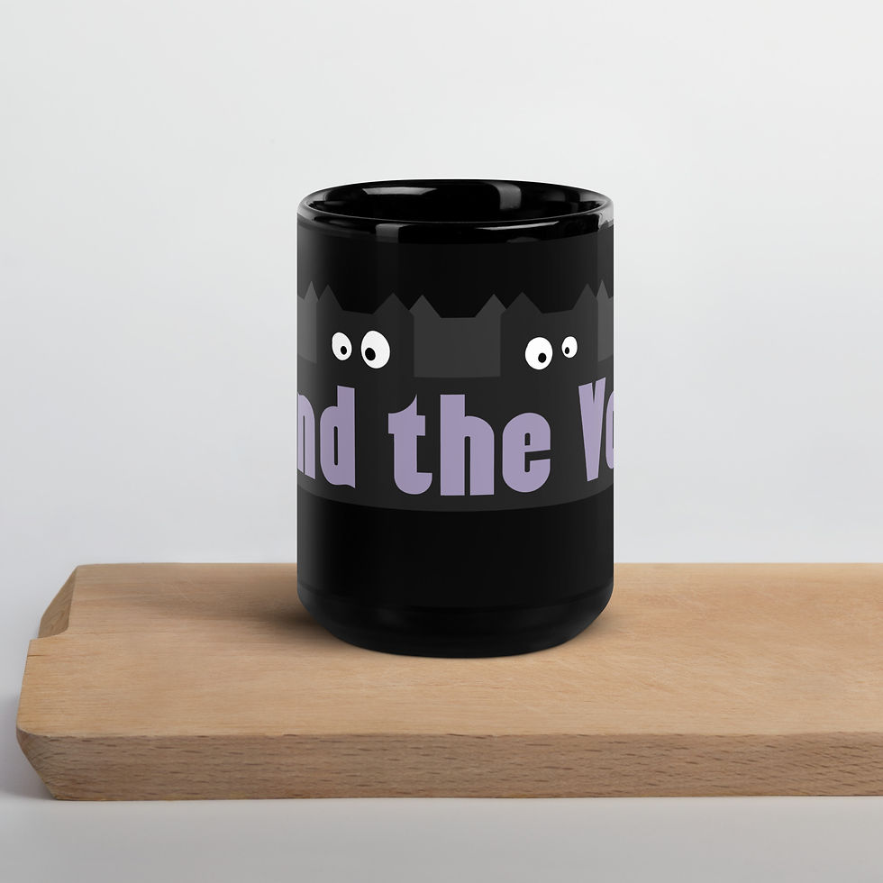 Thumbnail: Mind the Void Black Glossy Mug