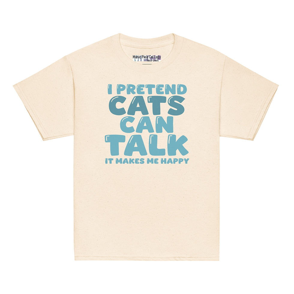 Thumbnail: I Pretend Cats Can Talk Youth classic tee