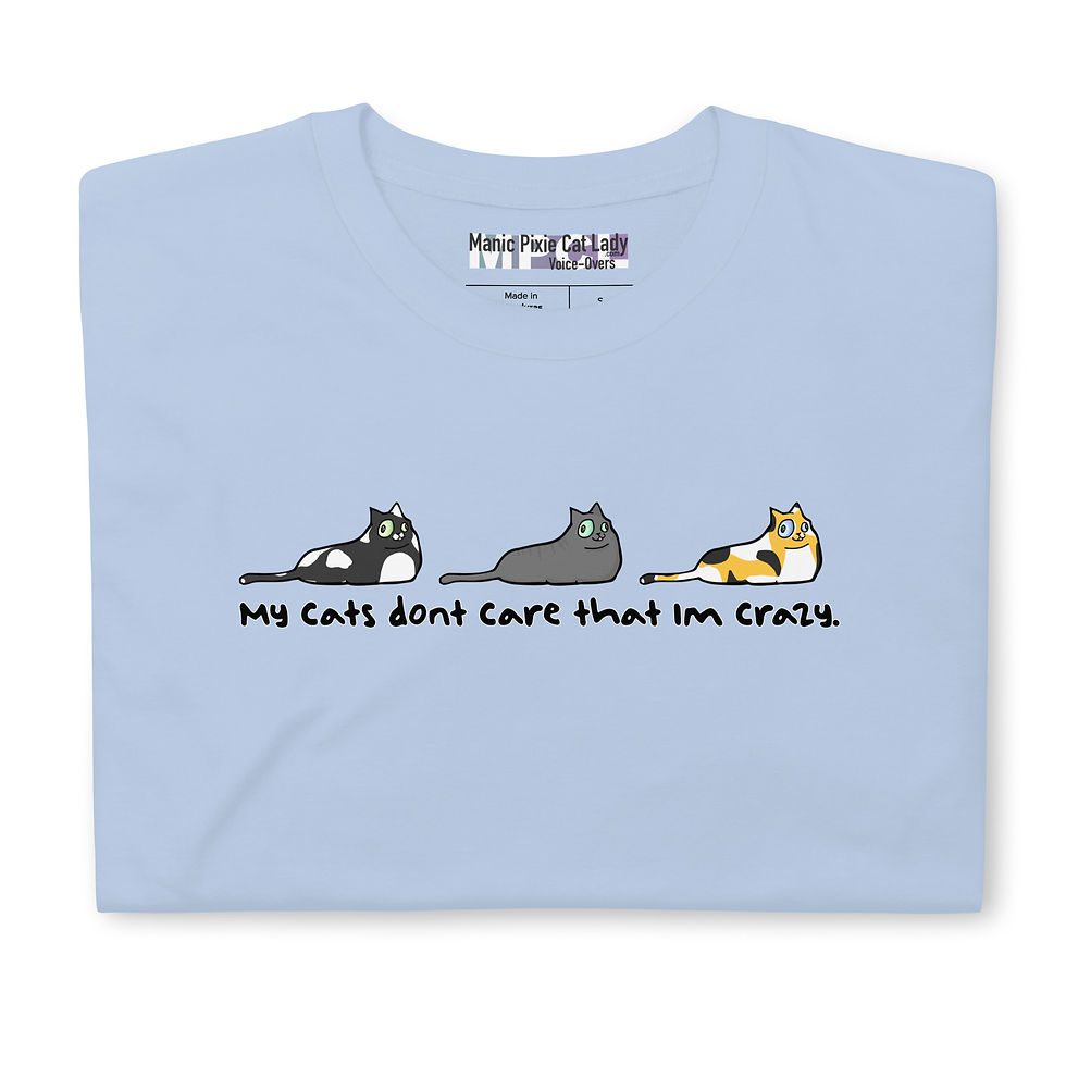 Thumbnail: My Cats Don't Care Short-Sleeve Unisex T-Shirt