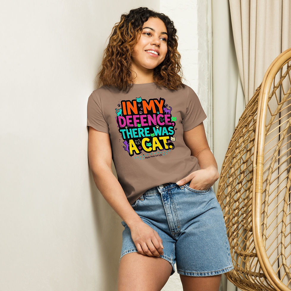 Thumbnail: In My Defence Women’s high-waisted t-shirt