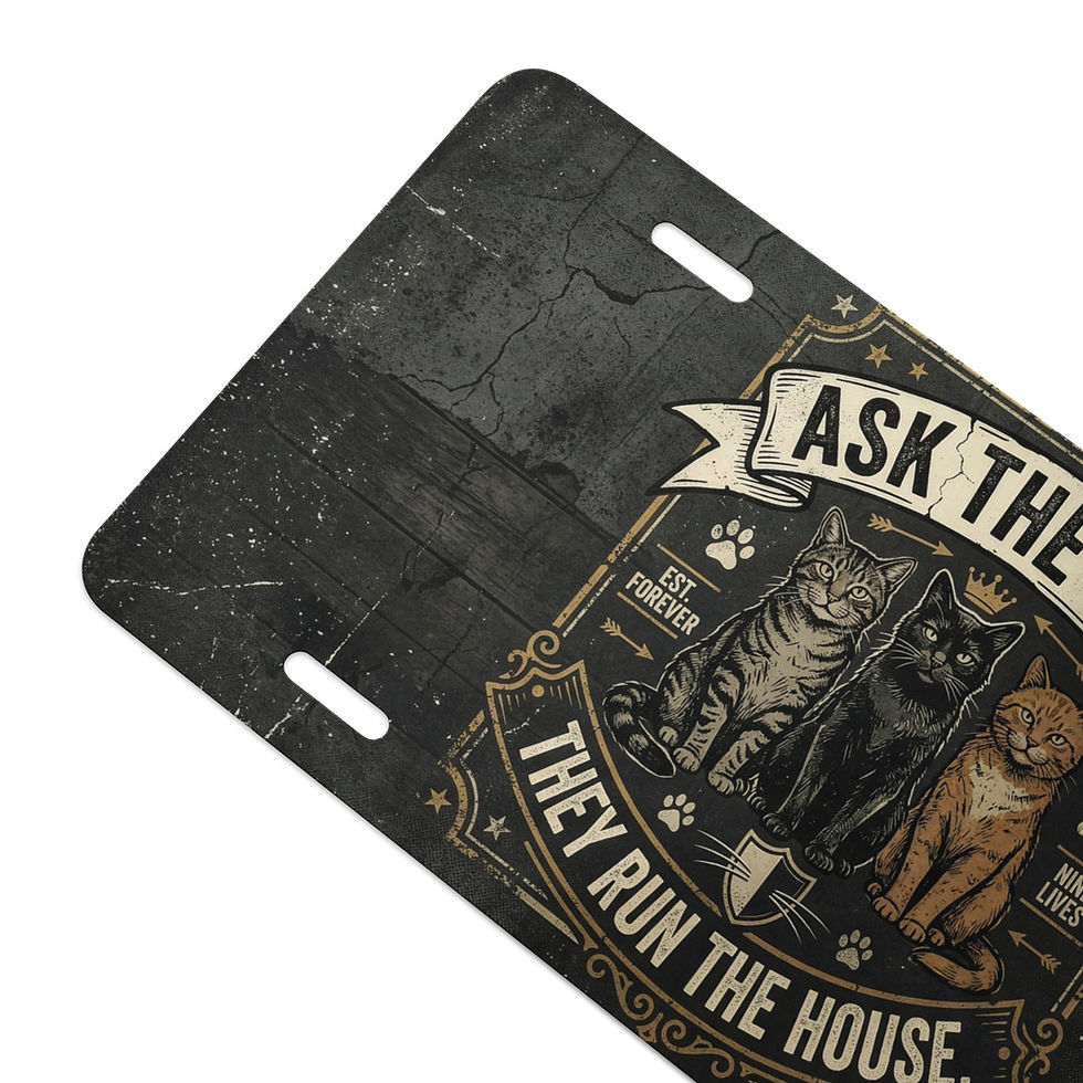 Thumbnail: Ask the Cats Vanity license plate