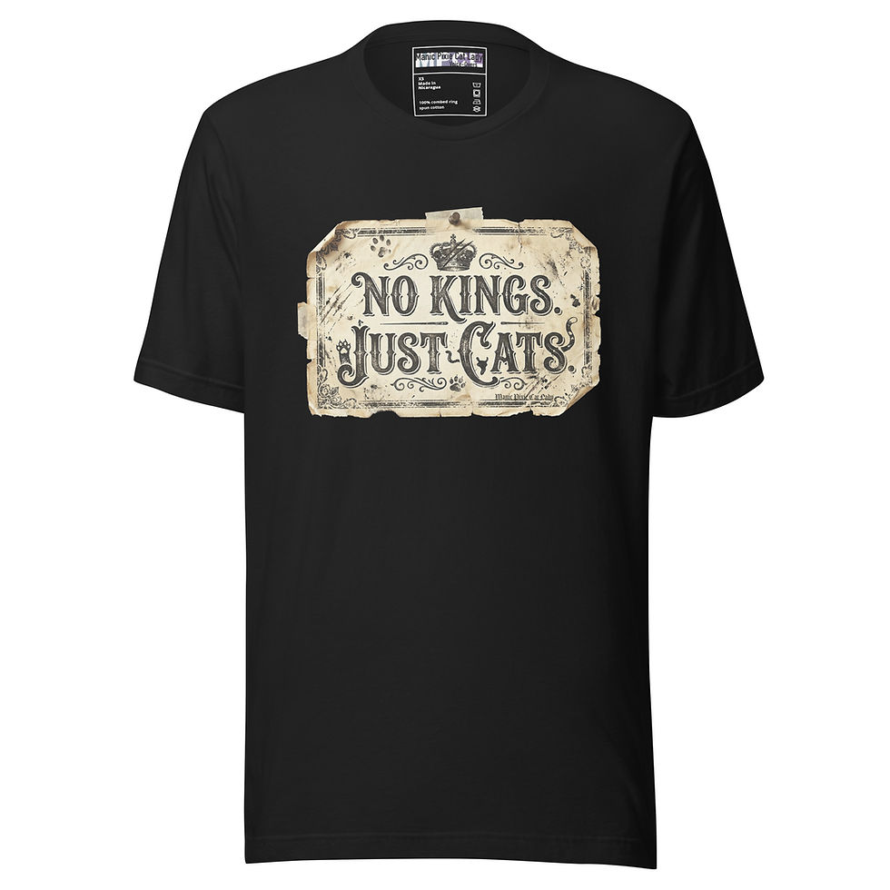 Thumbnail: No Kings Just Cats Unisex t-shirt