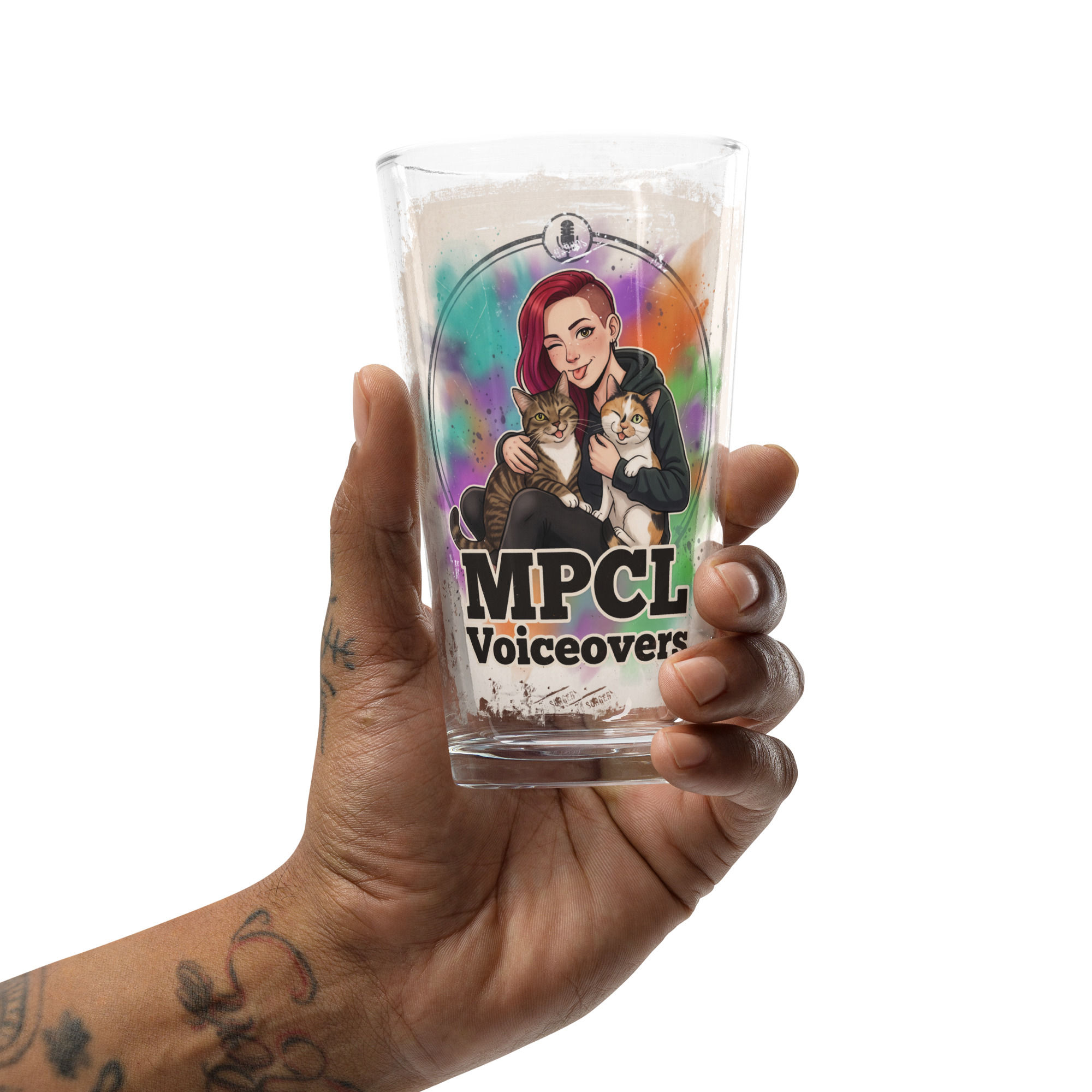 MPCL Trio Shaker pint glass