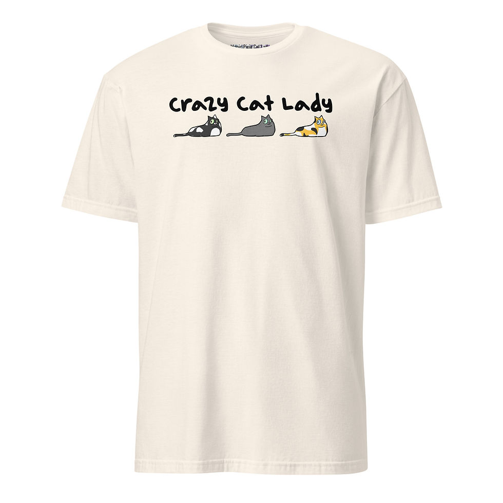 Thumbnail: Crazy Cat Lady Short-Sleeve Unisex T-Shirt