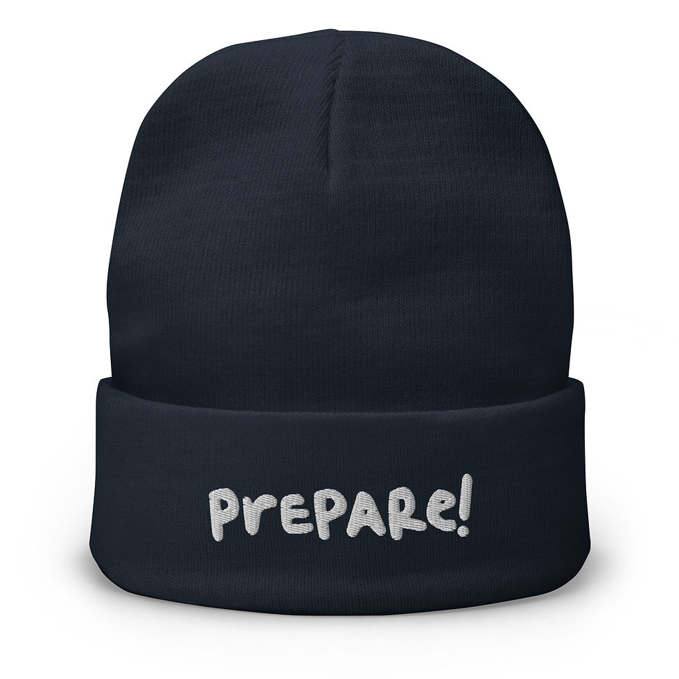 Thumbnail: prepare! Embroidered Beanie