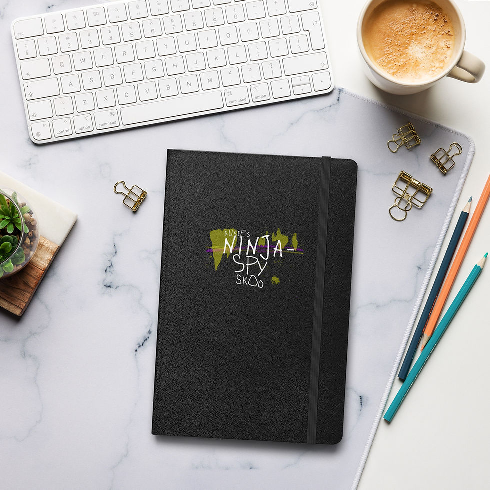 Thumbnail: Ninja-Spy Skoo Hardcover bound notebook