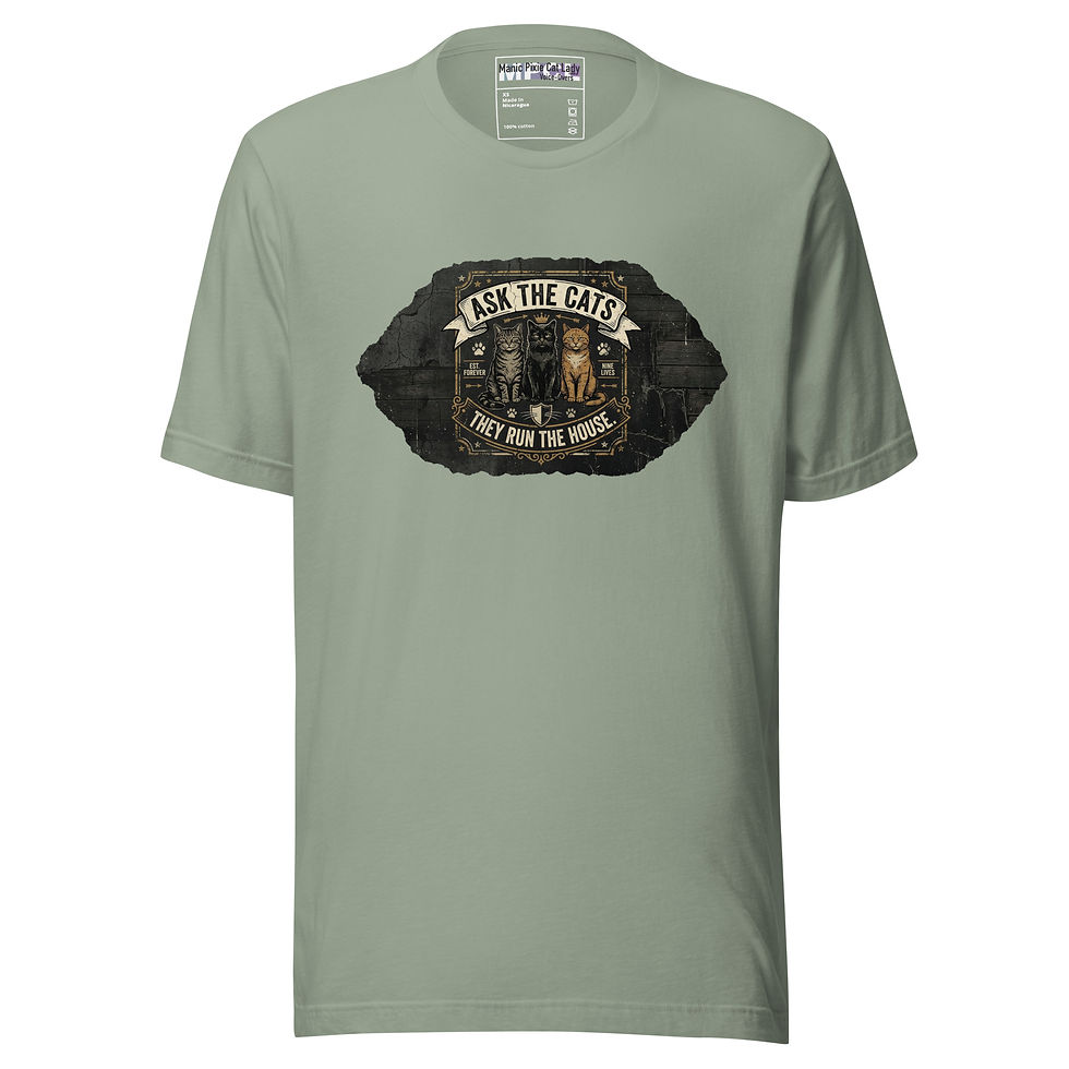 Thumbnail: Ask the Cats Unisex t-shirt